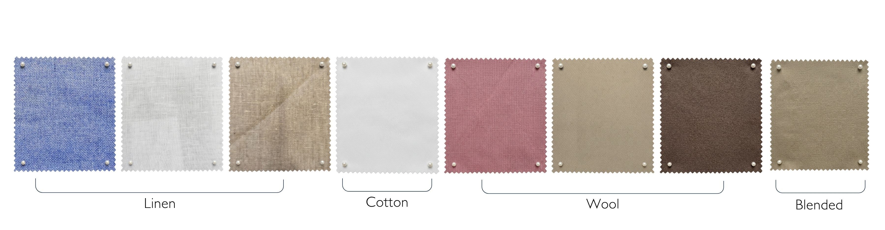 Fabric colors ideas 2026 - linen, flax, cotton, wool